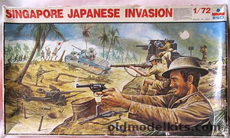 ESCI 1/72 Singapore Japanese Invasion, 2026 plastic model kit
